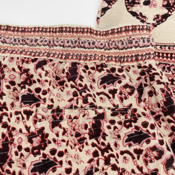 Scotch & Soda Vagabond Voyage Sz 2 Boho Pattern Pants Women's Pull On Drawstring - Picture 8 of 10